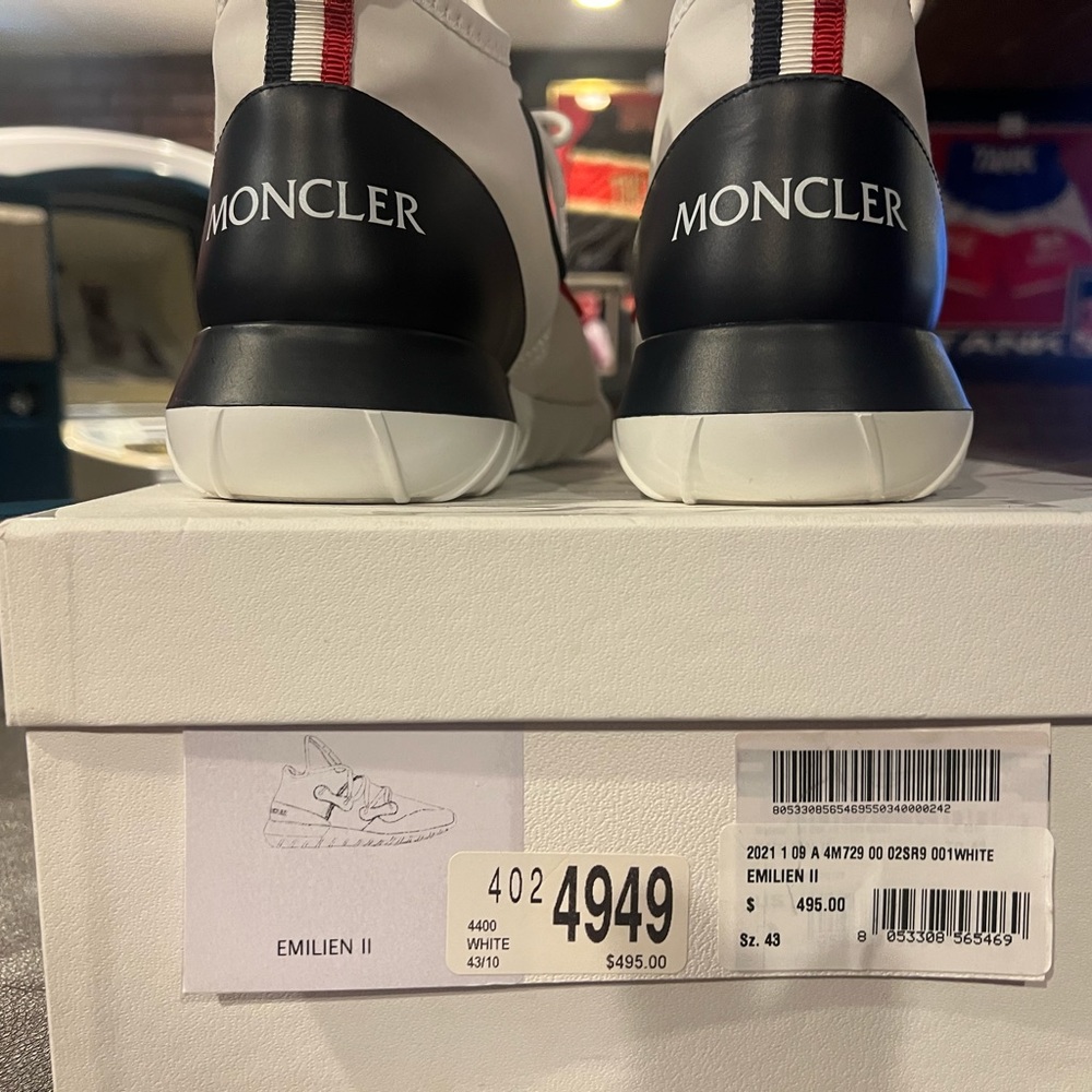 Moncler Emilien Sneakers Size 43 Moncler Polo Shirt L will Seperate Discontinued - Picture 5 of 9